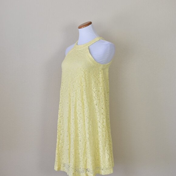 Betsey Johnson Yellow Lace Dress 2 - Picture 7 of 7